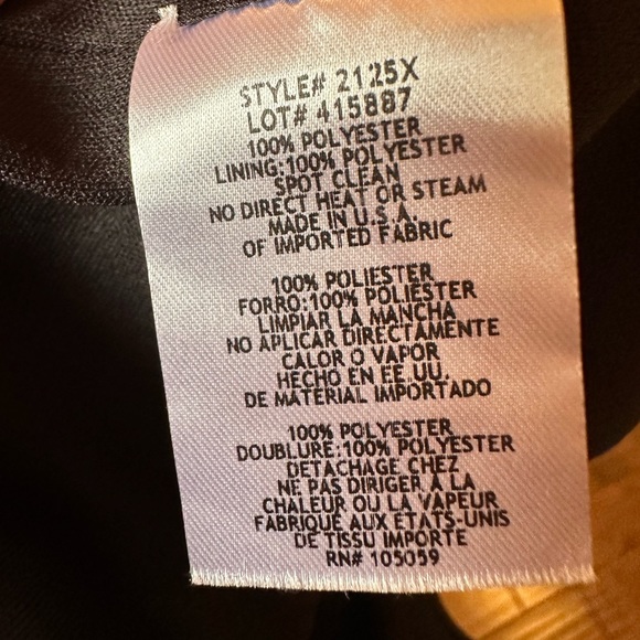 XSCAPE Lace Sheath Blue Dress Size 8 - Picture 6 of 7